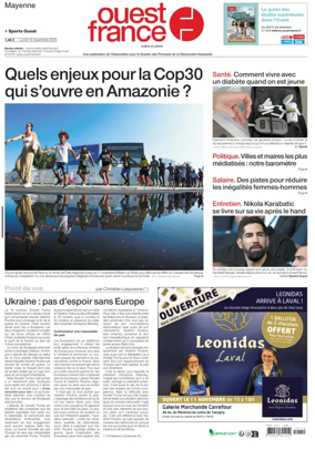 Cover of Ouest France (Laval)