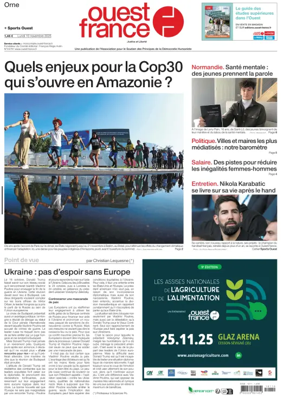 Cover of Ouest France (Orne)