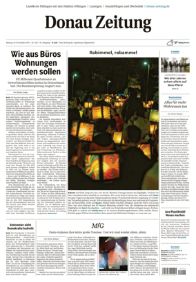 Cover of Donau Zeitung