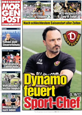 Cover of Dresdner Morgenpost