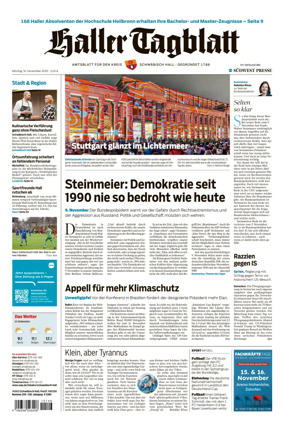 Cover of Haller Tagblatt