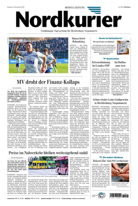 Cover of Müritz-Zeitung