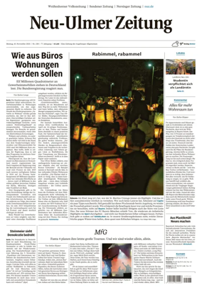 Cover of Neu-Ulmer Zeitung