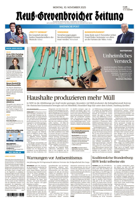 Cover of Neuss-Grevenbroicher Zeitung Neuss