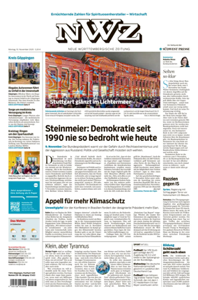 Cover of NWZ  (Göppinger Kreisnachrichten)