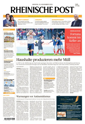 Cover of Rheinische Post – Düsseldorf Mitte/West/Ost/Nord/Süd