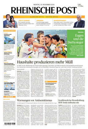 Cover of Rheinische Post - Mönchengladbach and Korschenbroich