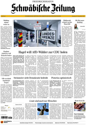 Cover of Schwaebische Zeitung (Friedrichshafen)