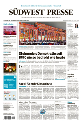 Cover of Südwest Presse (Ulm)