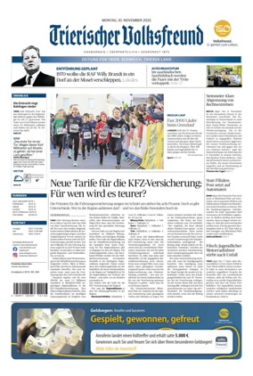 Cover of Trierischer Volksfreund