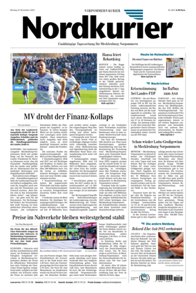 Cover of Vorpommern Kurier (Anklam)