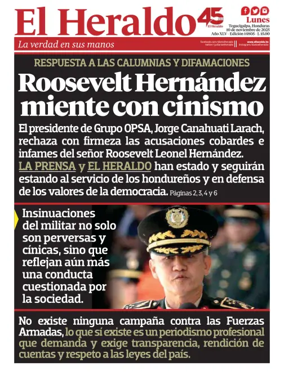 Cover of Diario El Heraldo
