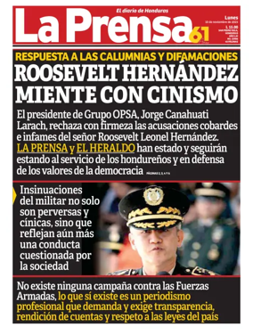 Cover of Diario La Prensa