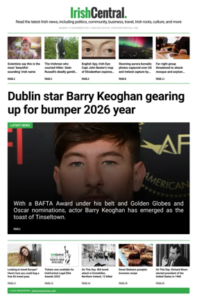 Cover of Irish Central