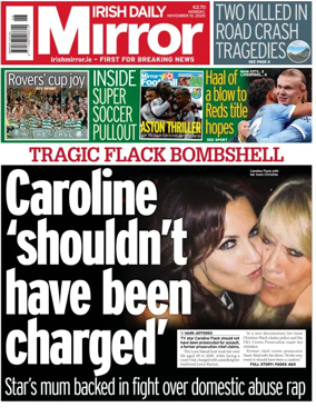 Cover of Irish Daily Mirror