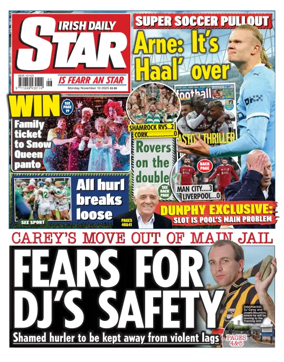 Cover of Irish Daily Star