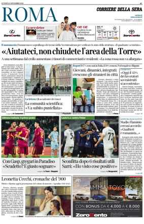 Cover of Corriere della Sera (Roma)