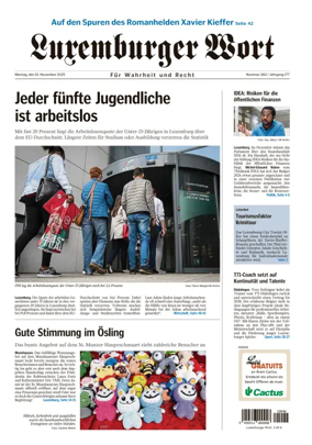 Cover of Luxemburger Wort