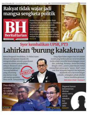 Cover of Berita Harian