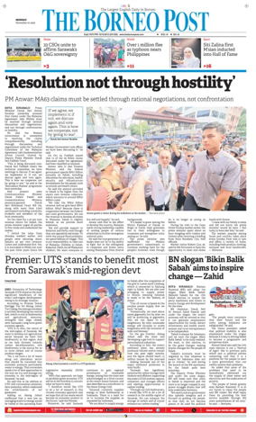 Cover of The Borneo Post
