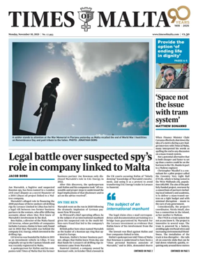 Cover of Times of Malta