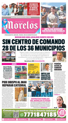 Cover of Diario de Morelos