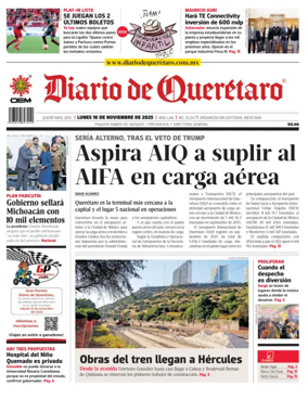 Cover of Diario de Queretaro