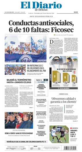 Cover of El Diario de Delicias