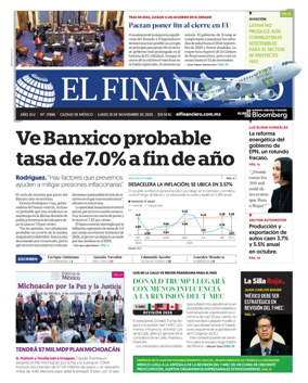 Cover of El Financiero