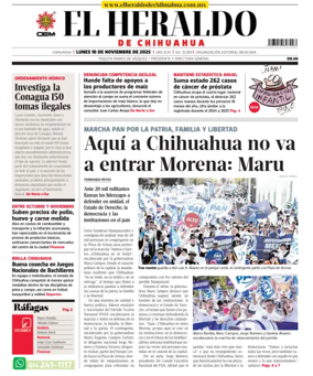 Cover of El Heraldo de Chihuahua