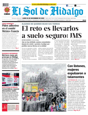 Cover of El Sol de Hidalgo