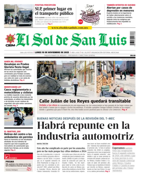 Cover of El Sol de San Luis Potosi