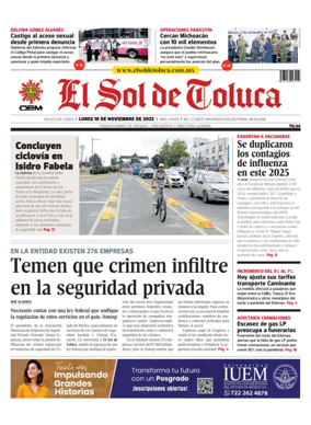Cover of El Sol de Toluca