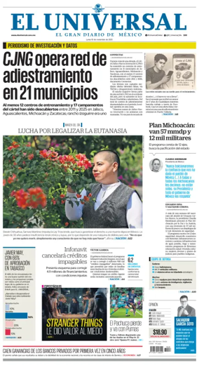 Cover of El Universal