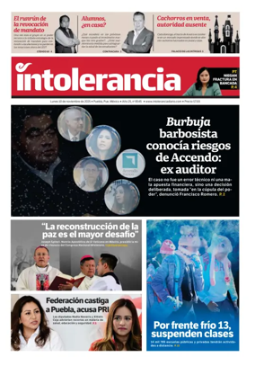Cover of Intolerancia Diario