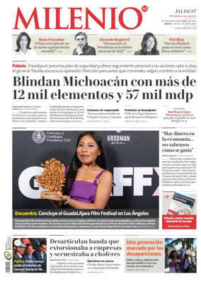Cover of Milenio Jalisco