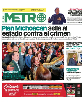 Cover of Publimetro Guadalajara