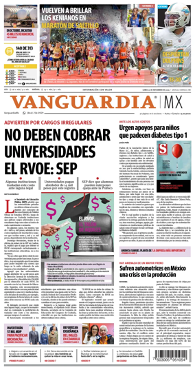 Cover of Vanguardia