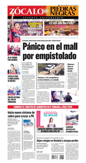 Cover of Zócalo Piedras Negras