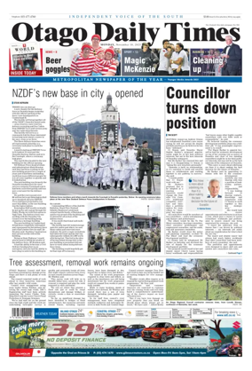 Cover of Otago Daily Times