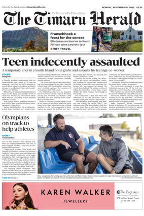 Cover of The Timaru Herald