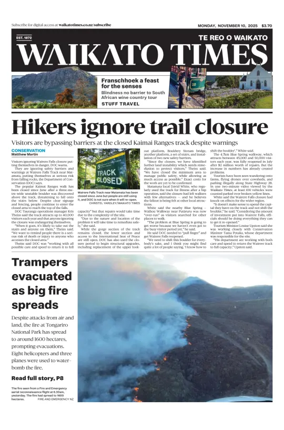Cover of Waikato Times