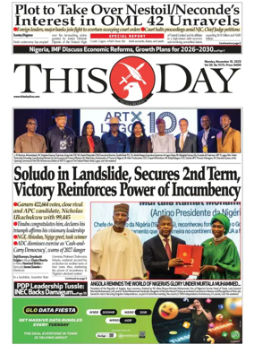 Cover of THISDAY