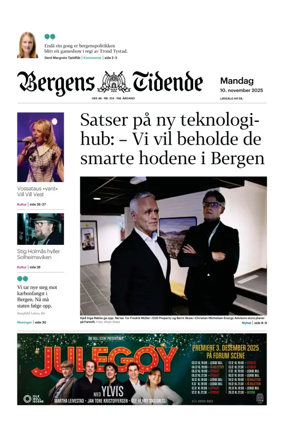 Cover of Bergens Tidende