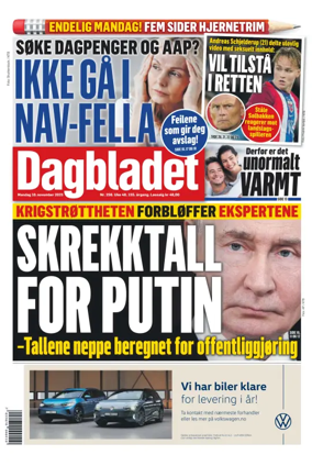 Cover of Dagbladet