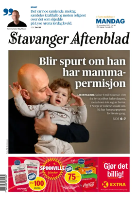 Cover of Stavanger Aftenblad