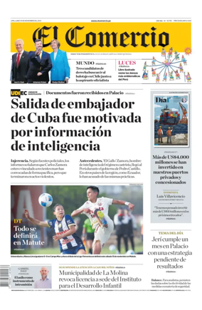Cover of Diario El Comercio