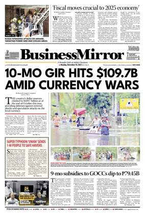 Cover of BusinessMirror