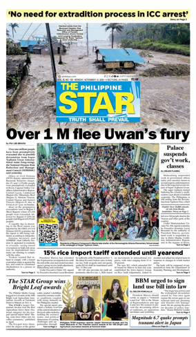 Cover of The Philippine Star