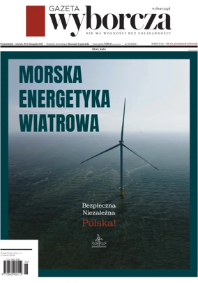 Cover of Gazeta Wyborcza